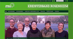 Desktop Screenshot of gruene-rosenheim.de